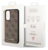 Guess Charms Hard Case 4G Samsung A34 5G, Brown