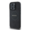 Guess Saffiano Peony MagSafe iPhone 16 Pro Black