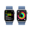 Apple Watch Series 9 45mm Silver, Blue Sport Loop