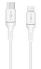 FIXED datový kabel USB-C/Lightning, MFI, 2m, White