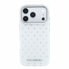 Karl Lagerfeld Rhinestones iPhone 18 Pro Max,White