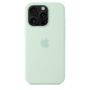 iPhone 16 Pro Silicone Case MagSafe Aquamarine