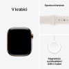 Apple Watch Series 11 GPS + Cellular 46mm Gold Titanium Case with Light Blush Sport Band - M/L