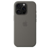 iPhone 16 Pro Silicone Case MagSafe Stone Grey