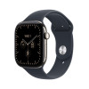Apple Watch Series 12 Cellular 46mm Natural Titanium, Navy Blue Sport Blue, M/L