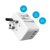 FIXED Voyager cestovní nabíječ 65W EU/UK/USA/AUS