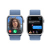 Apple Watch Series 9 45mm Silver, Blue Sport Loop