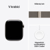 Apple Watch Series 11 GPS + Cellular 46mm Natural Titanium Case with Natural Milanese Loop - S/M