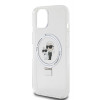 Karl Lagerfeld Ringstand MagSafe iPhone 15, White