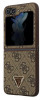 Guess Leather Triangle Case Galaxy Z Flip 5, Brown