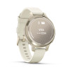 Garmin Lily 2 Active, Lunar Gold / Bone Silicone Band