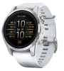 Garmin epix Pro Glass, 42mm, Silver/White Band