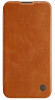 Nillkin Qin Book Pro pouzdro iPhone 13, Brown
