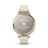 Garmin Lily 2 Active, Lunar Gold / Bone Silicone Band
