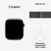 Apple Watch Series 11 GPS + Cellular 42mm Slate Titanium Case with Slate Milanese Loop