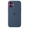 iPhone 16 Plus Silicone Case MagSafe Denim