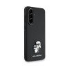 Karl Lagerfeld Saffiano Metal K+Ch Galaxy A56, Black