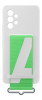 Samsung Silicone Cover with Strap A53 5G, White