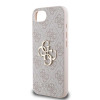 Guess PU 4G Metal Logo kryt pro iPhone 16e, Pink