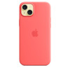 iPhone 15 Plus Silicone Case MagSafe Guava
