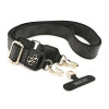 Guess Crossbody popruh PU 4G Metal Logo, Black