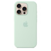 iPhone 16 Pro Silicone Case MagSafe Aquamarine