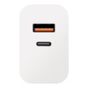 OBAL:ME cestovní nabíječka USB-A + USB-C 25W White