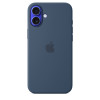 iPhone 16 Plus Silicone Case MagSafe Denim