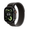 Apple Watch Ultra 3 GPS + Cellular  Black Titanium Case with Black/Charcoal Trail Loop - S/M