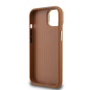 Guess 4G Logo Stand Camera Frame iPhone 15, Brown