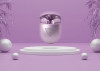 Guess True Wireless Triangle Logo Stereo, Purple