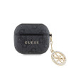 Guess 4G Script PC/PU Charm Case AirPods 3 Black