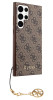 Guess 4G Charms kryt Samsung Galaxy S24 Ultra,Brow