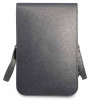 Guess PU Saffiano Triangle Logo Phone Bag, Grey