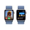 Apple Watch SE 40mm Silver, Blue Sport Loop