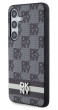 DKNY Checkered Pattern and Stripe Galaxy S24,Black