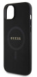 Guess Saffiano MagSafe kryt iPhone 15, Black