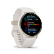 Garmin Vivoactive 5,Cream Gold/Ivory,Silicone Band