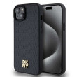 DKNY Repeat Pattern Stack Logo iPhone 13, Black