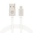 SWISSTEN datový kabel USB/Lightning MFi, 2m, stříb