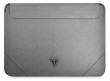 Guess Saffiano Triangle Logo Sleeve 16", Silver