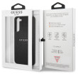 Guess PU Leather Saffiano Case Galaxy S22+, Black