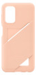 Samsung Back Cover with Card Pocket A13 5G, Peach