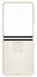 Samsung Silicone Case with Ring Z Flip 5, Cream