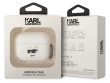 Karl Lagerfeld 3D Logo Choupette Airpods Pro,White