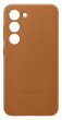 Samsung Leather Case Galaxy S23, Brown