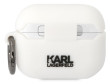 Karl Lagerfeld 3D Logo Choupette Airpods Pro,White