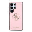 Guess PU Grained 4G Metal Logo Galaxy S25 U, Pink