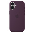 iPhone 16 Silicone Case MagSafe Plum