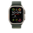 Apple 49mm Green Trail Loop S/M Natural Titanium